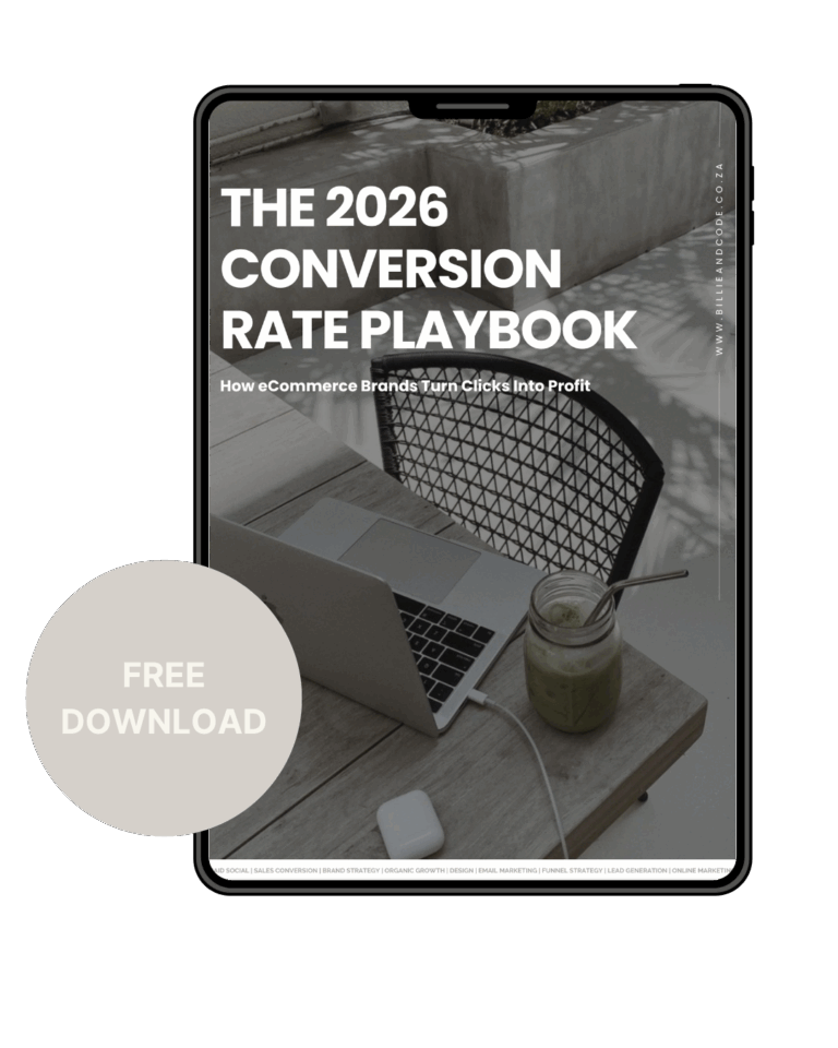 The 2026 Conversion Rate Playbook | Billie and Code